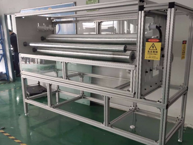 存放熔噴布使用哪種材料的倉(cāng)儲(chǔ)貨架？澳宏提供全套鋁型材貨架方案！