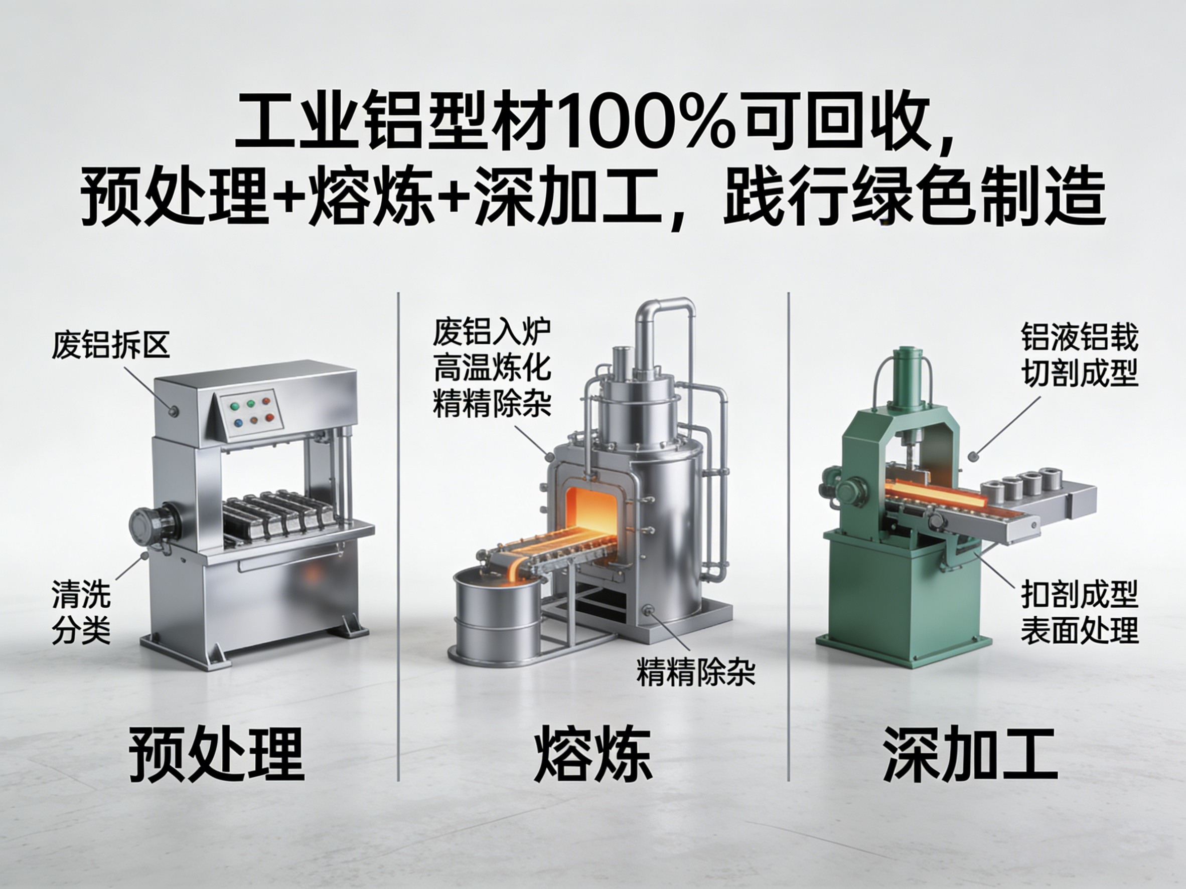 工業(yè)鋁型材回收再利用技術及廠家環(huán)保資質解析